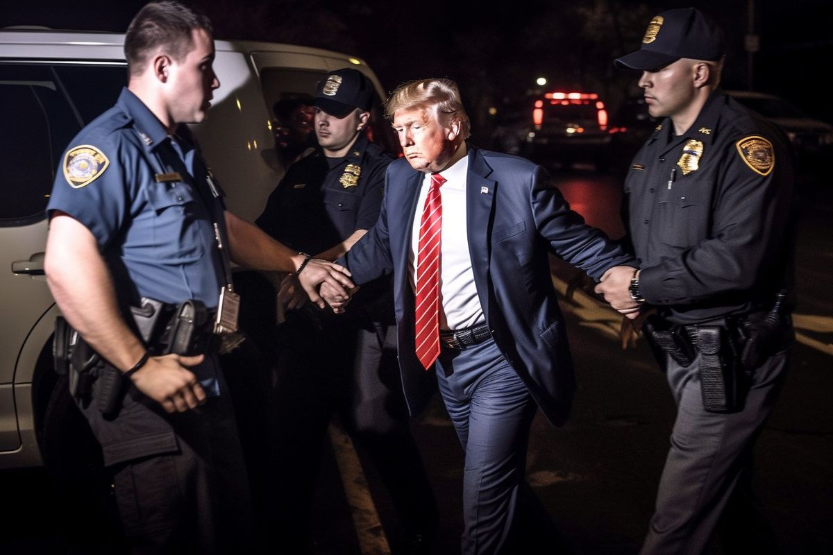 Trump Cuffed: From the White House to the Big House – A Tale of Presidential Wristwear!